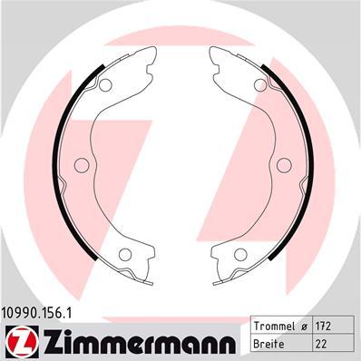 Zimmermann 10990.156.1 - Bremžu loku kompl., Stāvbremze autodraugiem.lv