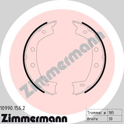 Zimmermann 10990.156.2 - Bremžu loku kompl., Stāvbremze autodraugiem.lv
