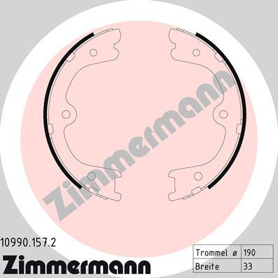 Zimmermann 10990.157.2 - Bremžu loku kompl., Stāvbremze autodraugiem.lv