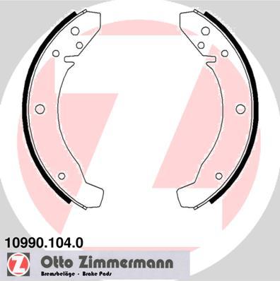 Zimmermann 10990.104.0 - Bremžu loku komplekts autodraugiem.lv