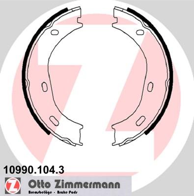 Zimmermann 10990.104.3 - Bremžu loku kompl., Stāvbremze autodraugiem.lv