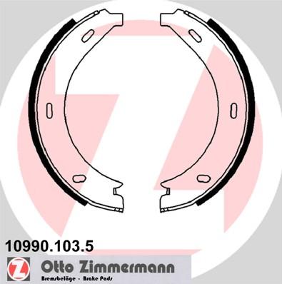 Zimmermann 10990.103.5 - Bremžu loku kompl., Stāvbremze autodraugiem.lv