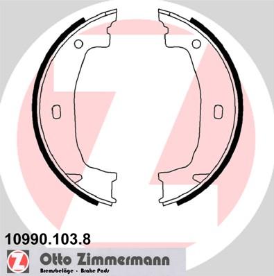 Zimmermann 10990.103.8 - Bremžu loku kompl., Stāvbremze autodraugiem.lv