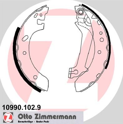 Zimmermann 10990.102.9 - Bremžu loku komplekts autodraugiem.lv
