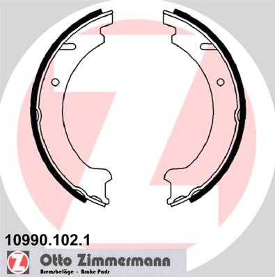 Zimmermann 10990.102.1 - Bremžu loku kompl., Stāvbremze autodraugiem.lv
