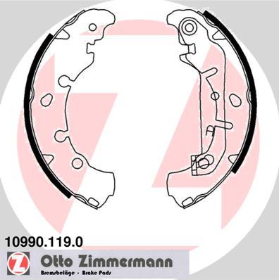 Zimmermann 10990.119.0 - Bremžu loku komplekts autodraugiem.lv