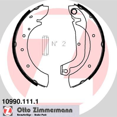 Zimmermann 10990.111.1 - Bremžu loku komplekts autodraugiem.lv