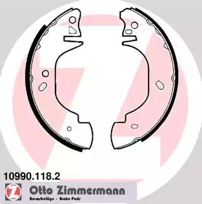 Zimmermann 10990.118.2 - Bremžu loku komplekts autodraugiem.lv