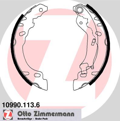 Zimmermann 10990.113.6 - Bremžu loku komplekts autodraugiem.lv