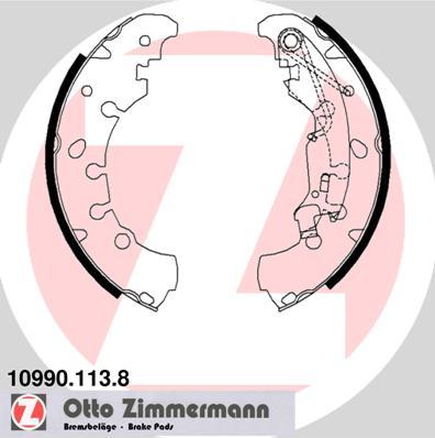 Zimmermann 10990.113.8 - Bremžu loku komplekts autodraugiem.lv