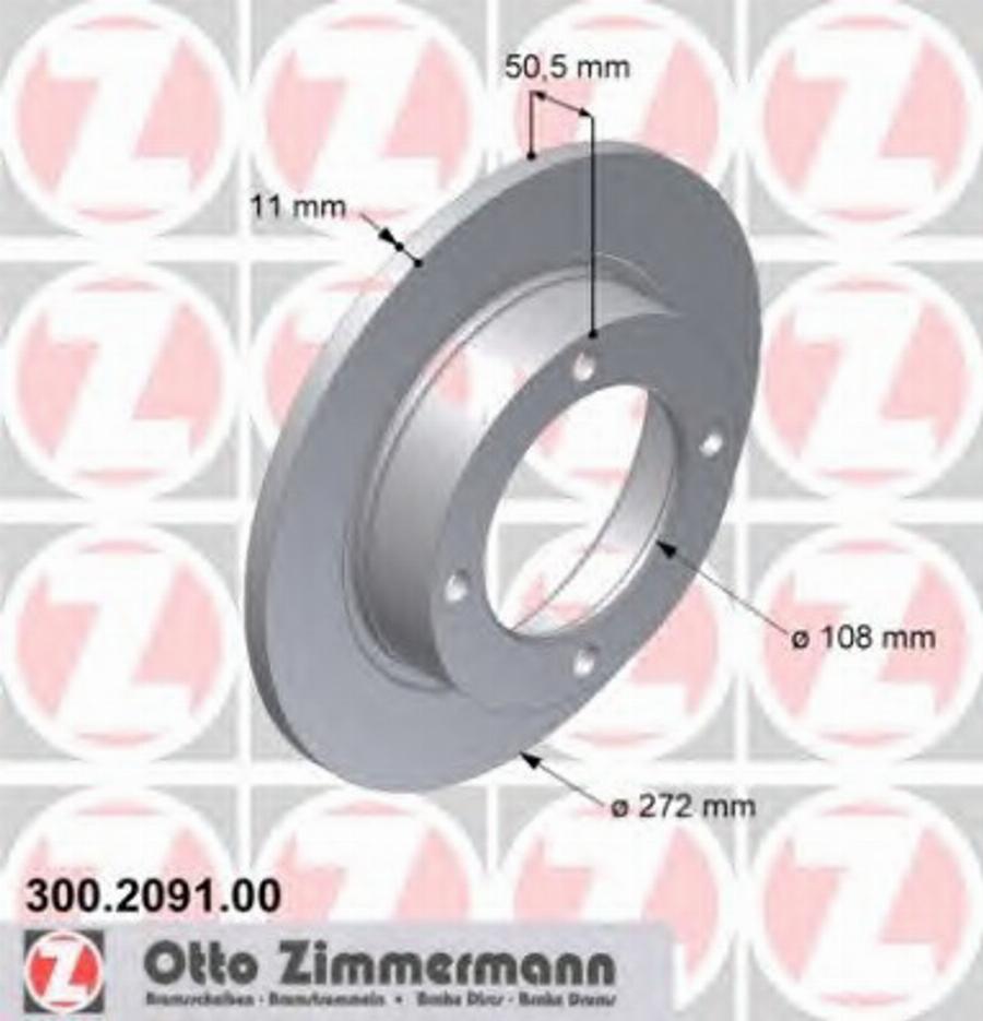 Zimmermann 300.2091.00 - Bremžu diski autodraugiem.lv