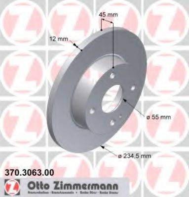 Zimmermann 370.3063.00 - Bremžu diski autodraugiem.lv