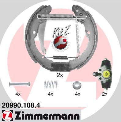 Zimmermann 20990.108.4 - Bremžu loku komplekts autodraugiem.lv