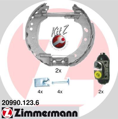 Zimmermann 20990.123.6 - Bremžu loku komplekts autodraugiem.lv