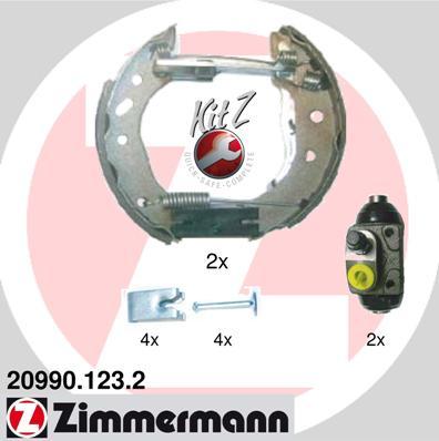 Zimmermann 20990.123.2 - Bremžu loku komplekts autodraugiem.lv