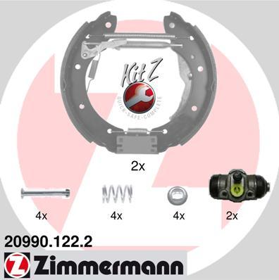 Zimmermann 20990.122.2 - Bremžu loku komplekts autodraugiem.lv