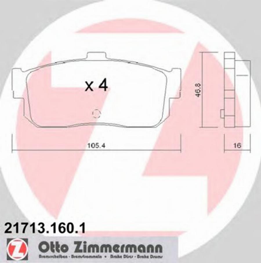 Zimmermann 217131601 - Bremžu uzliku kompl., Disku bremzes autodraugiem.lv