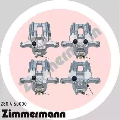 Zimmermann 280.4.50000 - Bremžu suports autodraugiem.lv