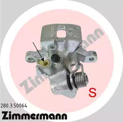 Zimmermann 280.3.50064 - Bremžu suports autodraugiem.lv