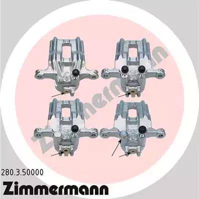 Zimmermann 280.3.50000 - Bremžu suports autodraugiem.lv