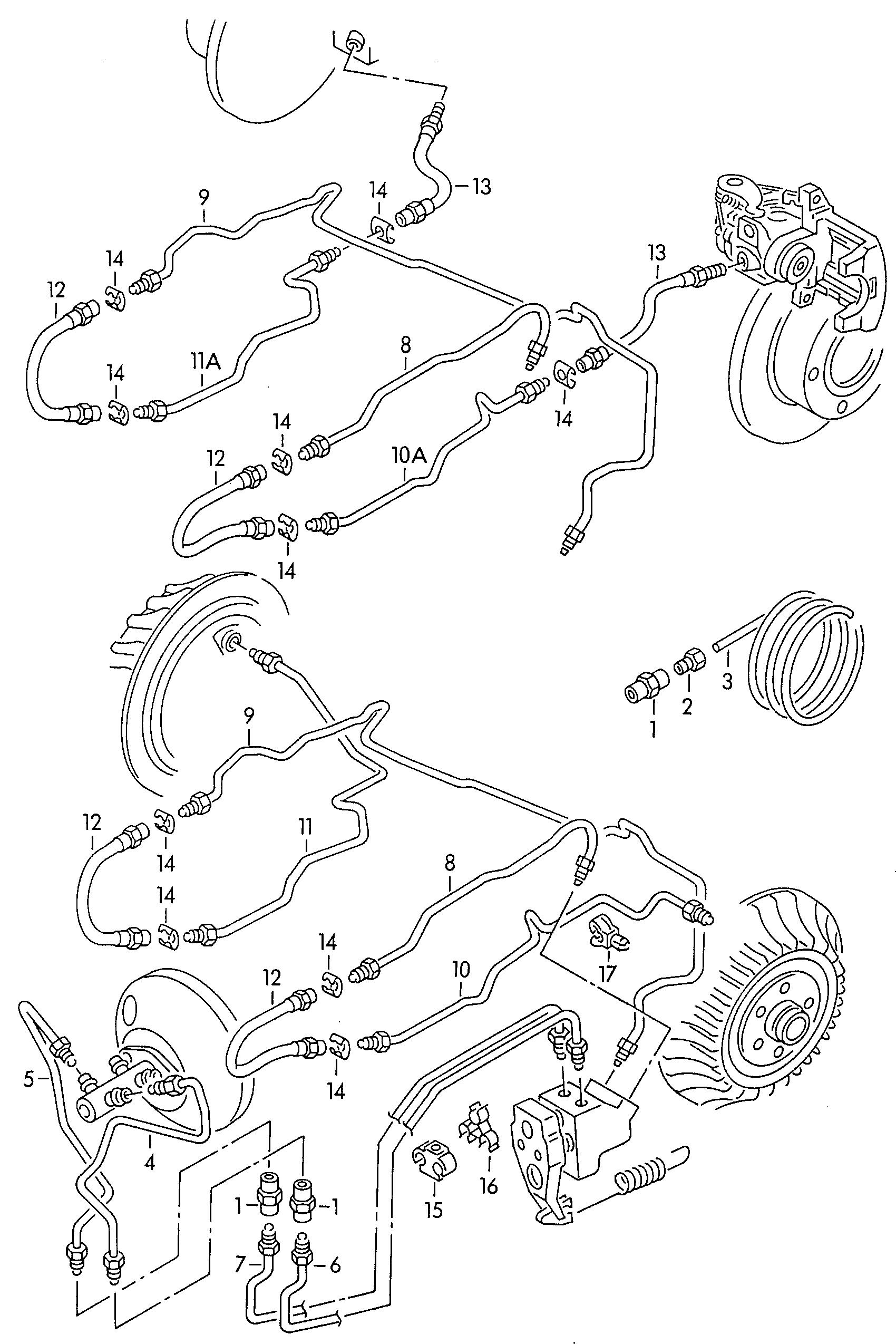 AUDI 8D0 611 775 D - Bremžu šļūtene autodraugiem.lv