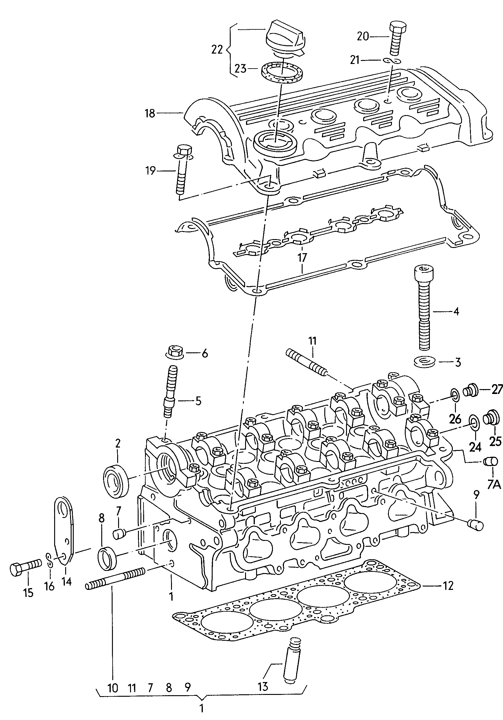 Seat 053 103 385 - Cilindru galvas skrūve autodraugiem.lv