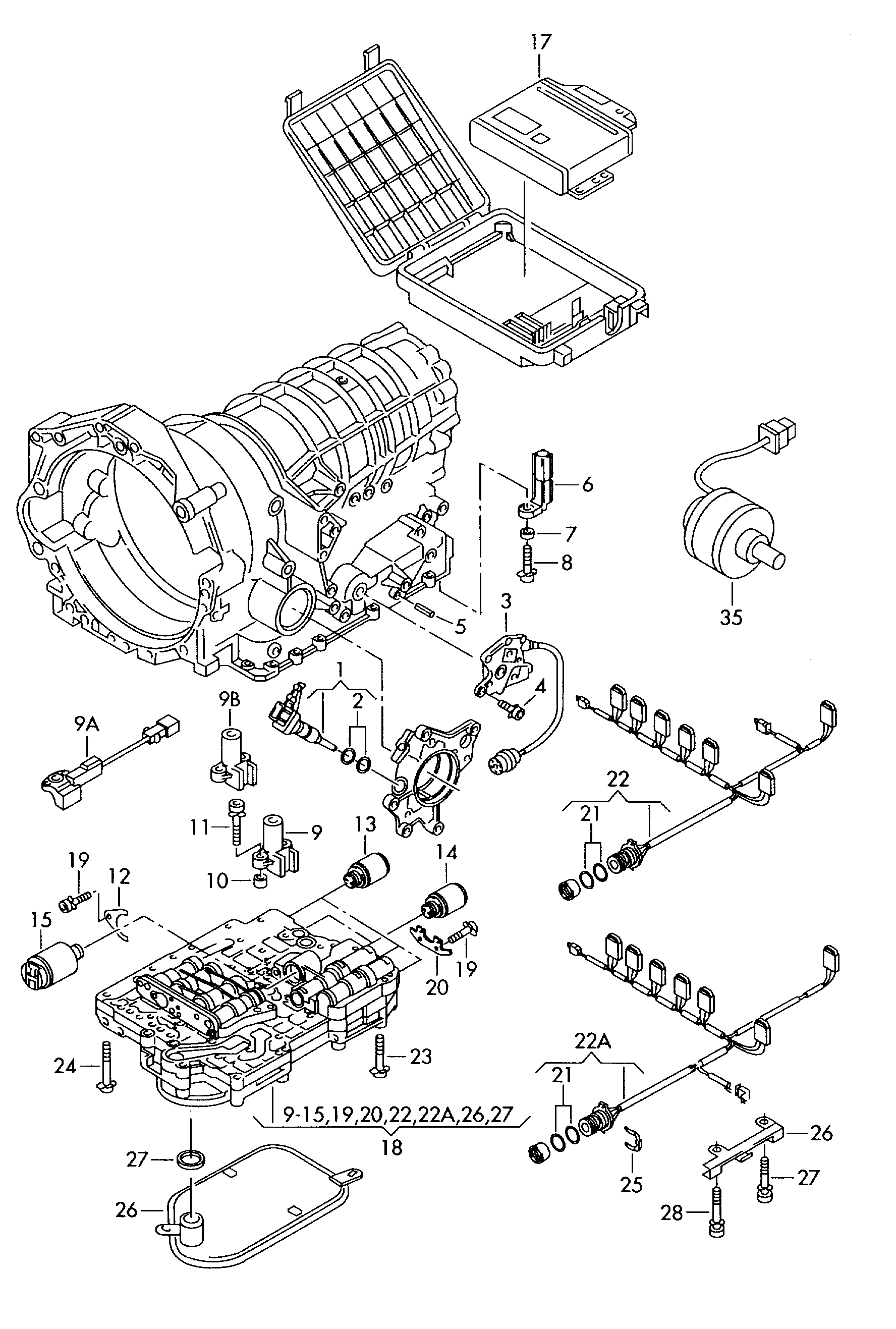 Skoda 01V927321B - Rotācijas frekvences devējs, Automātiskā pārnesumkārba autodraugiem.lv