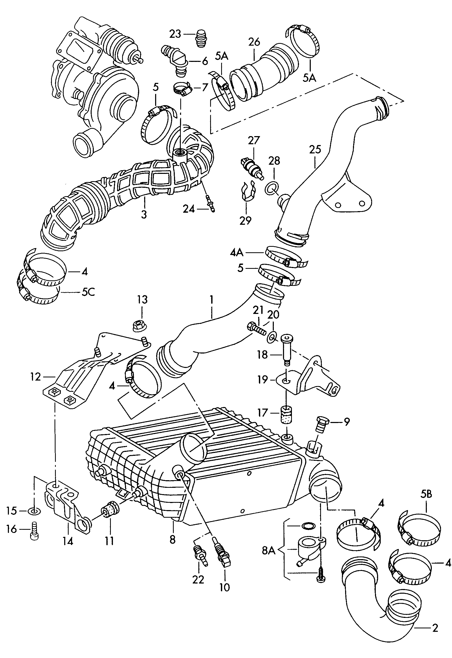 VAG 4A0145805K - Starpdzesētājs autodraugiem.lv