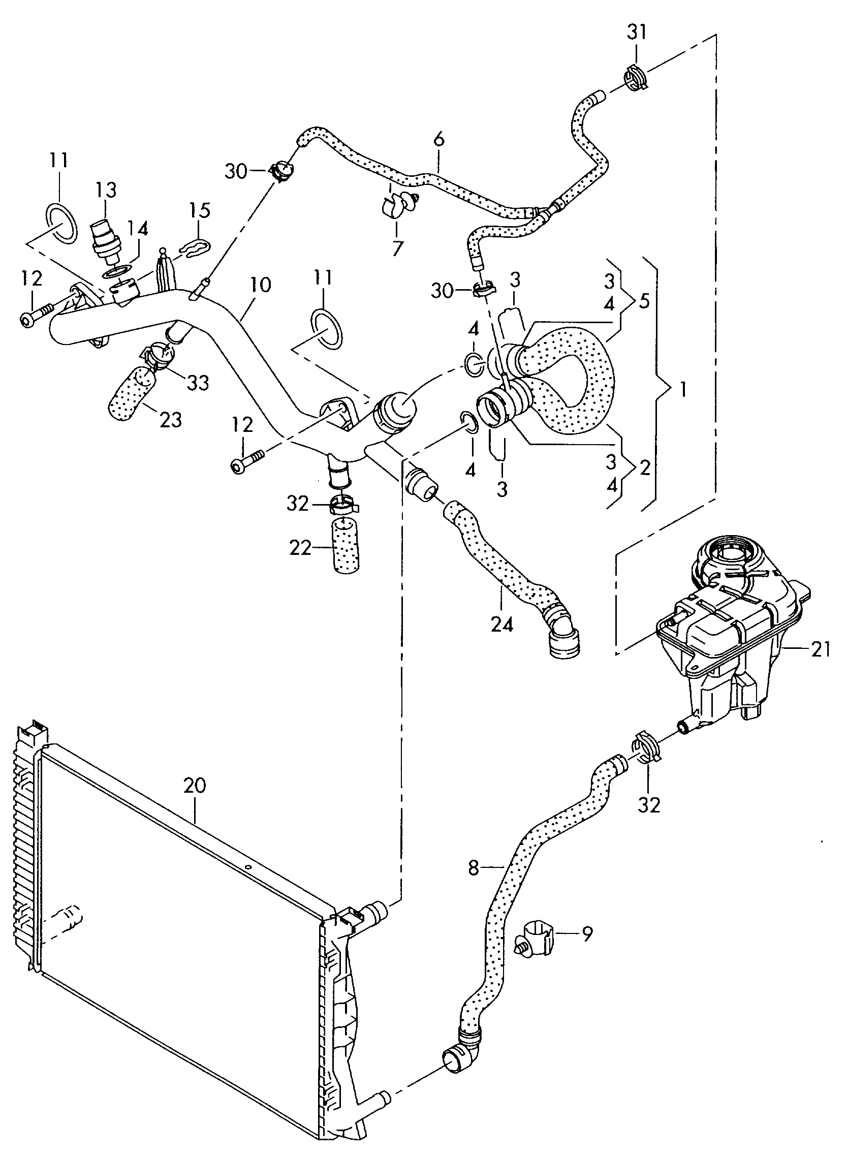 Seat 06E121045E - Dzesēšanas šķidruma caurule autodraugiem.lv