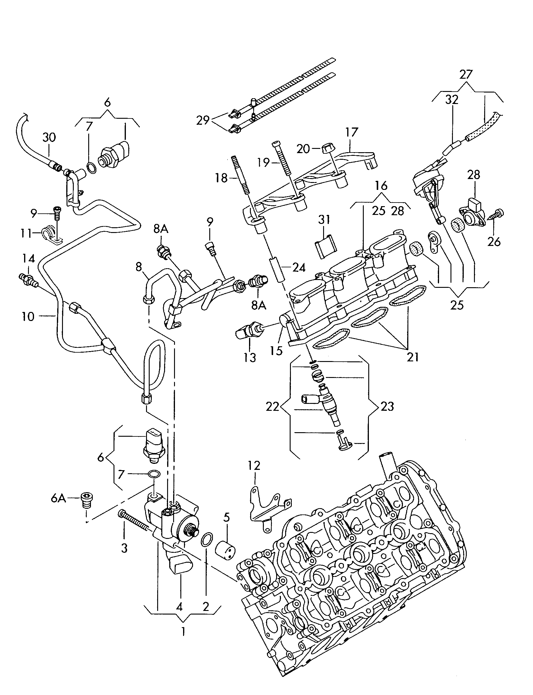 Seat 06D 906 051 A - Devējs, Degvielas padeves spiediens autodraugiem.lv