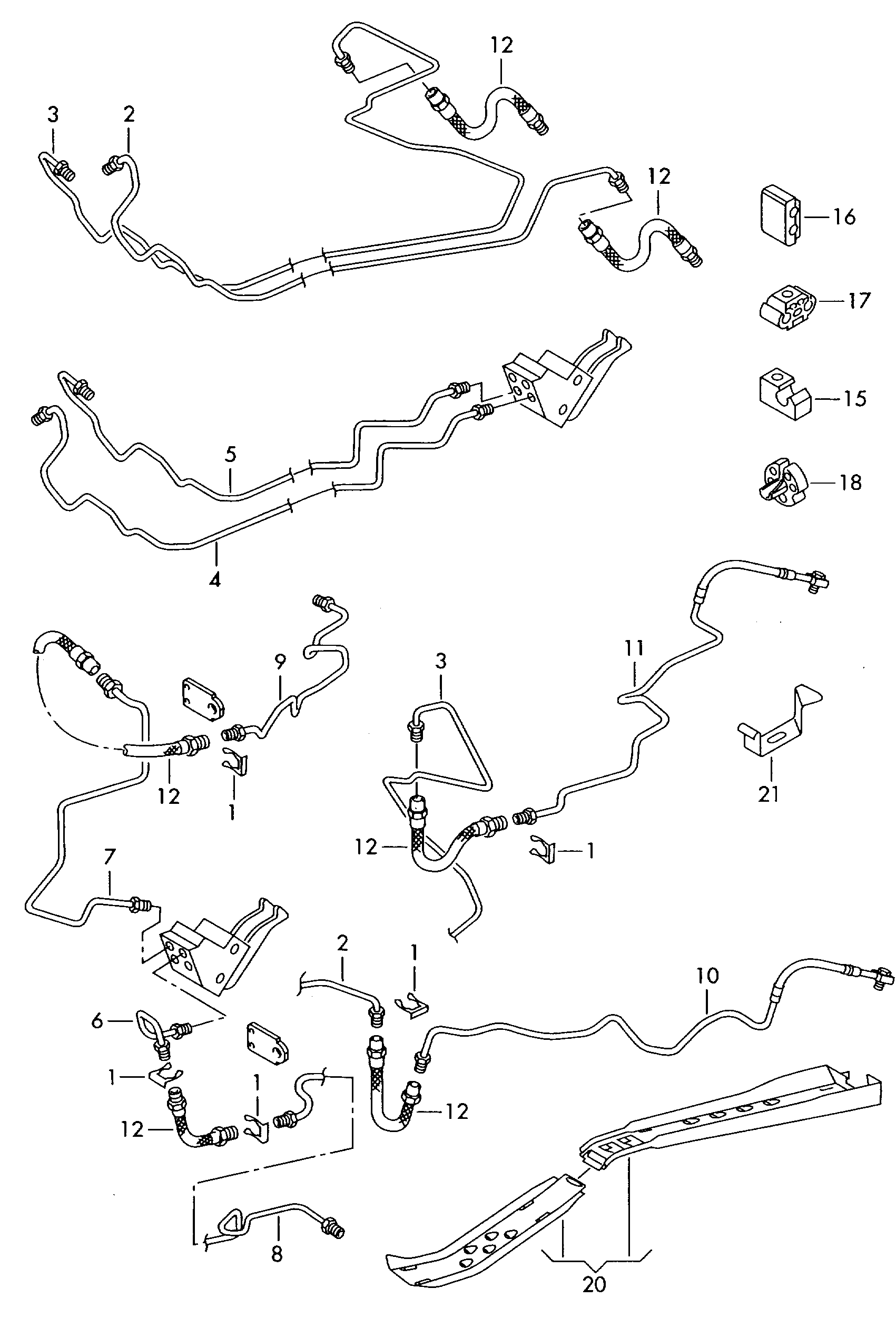 AUDI 6X0611775 - Bremžu šļūtene autodraugiem.lv