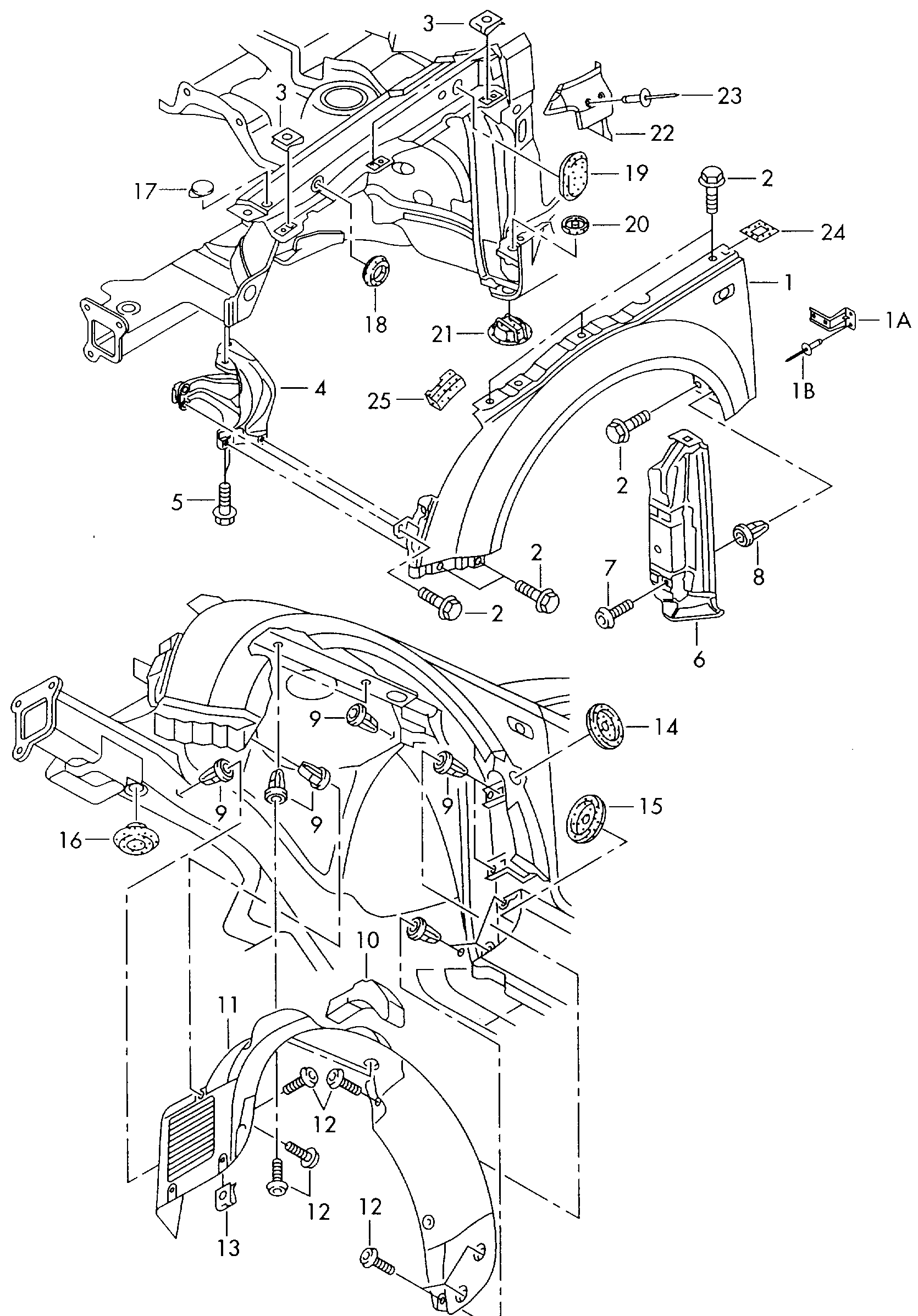 AUDI 8N0 821 171B - Apdare, Riteņa niša autodraugiem.lv