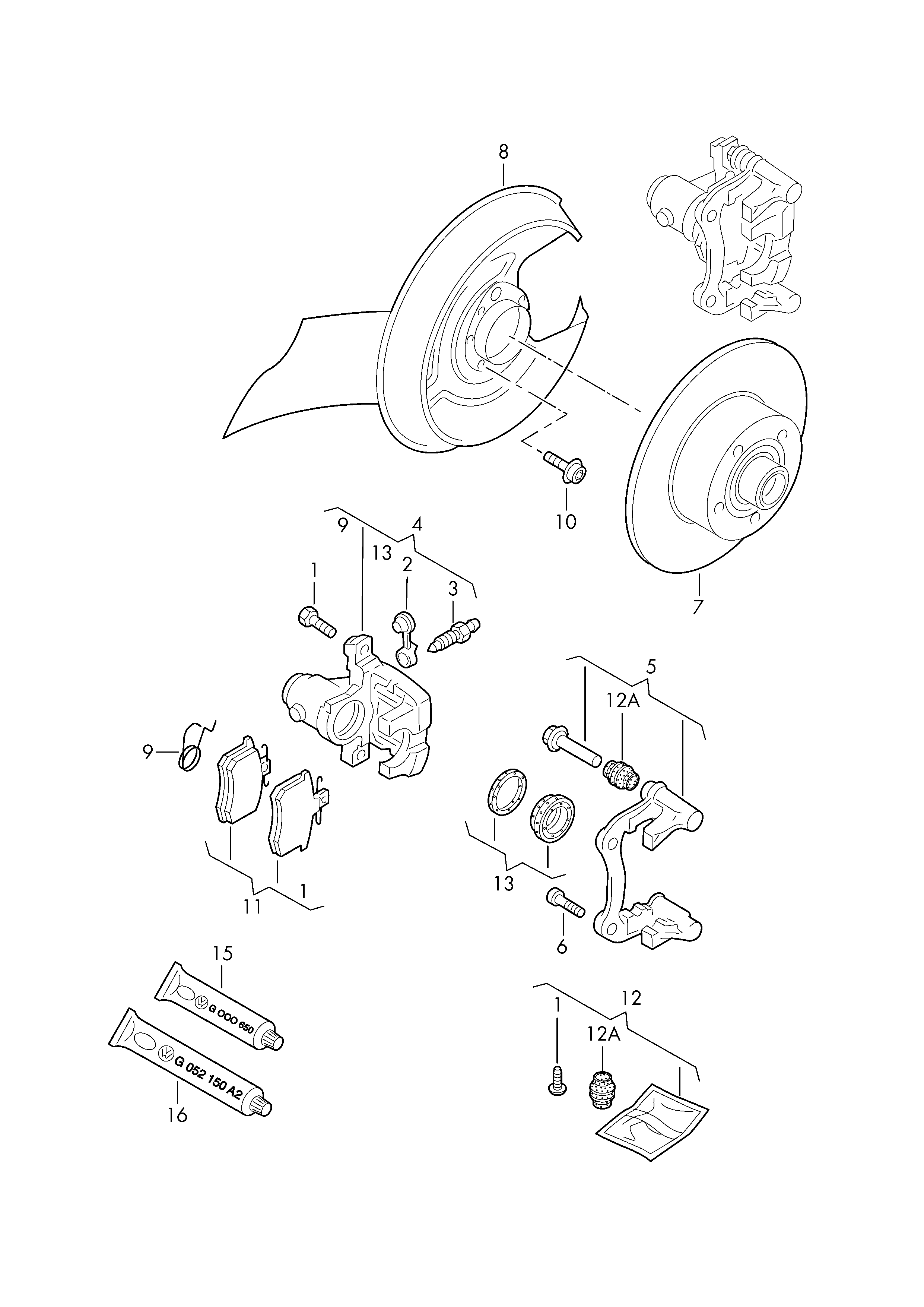 VAG 4B3 615 601 - Bremžu diski autodraugiem.lv