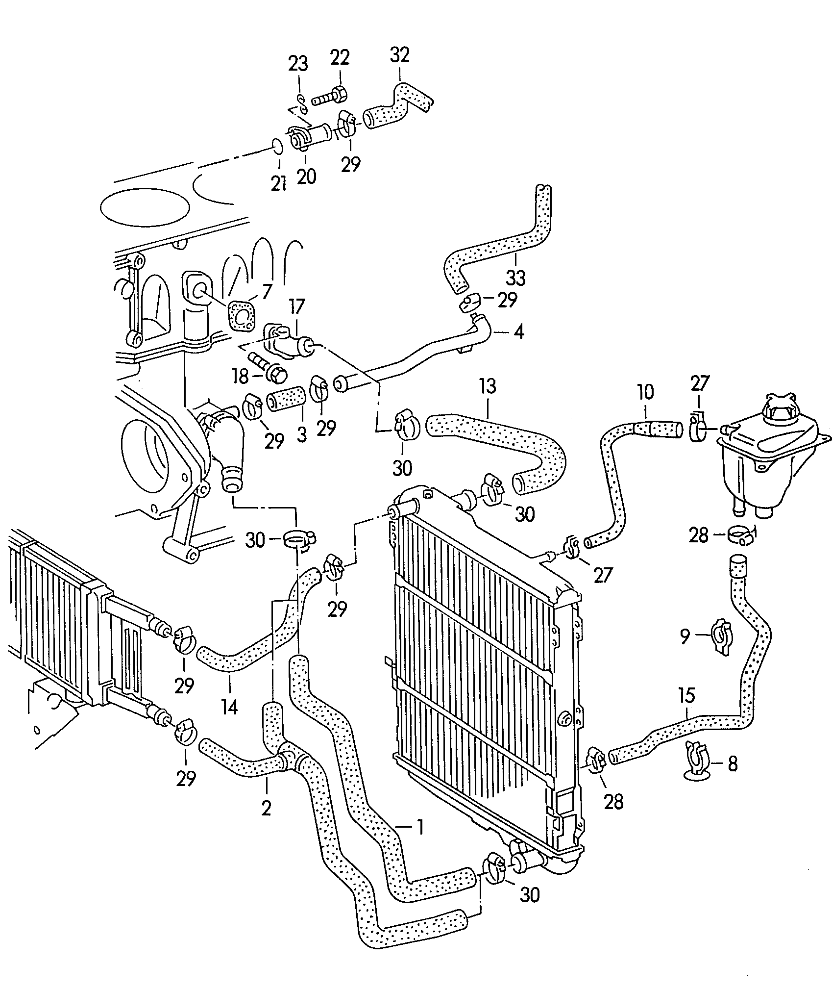 VAG 8A0121109D - Radiators, Motora dzesēšanas sistēma autodraugiem.lv