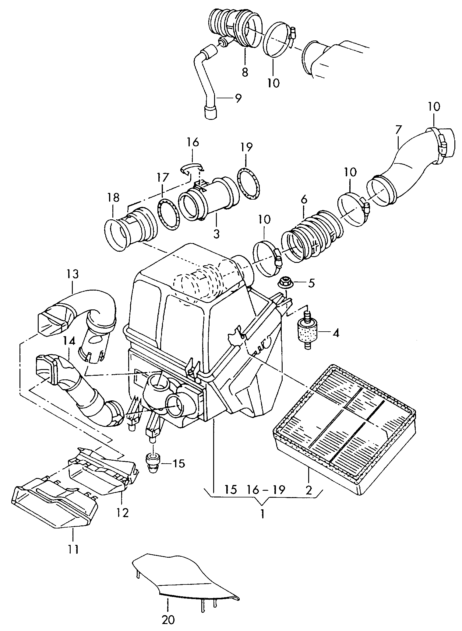 VW 077133471D - Gaisa masas mērītājs autodraugiem.lv