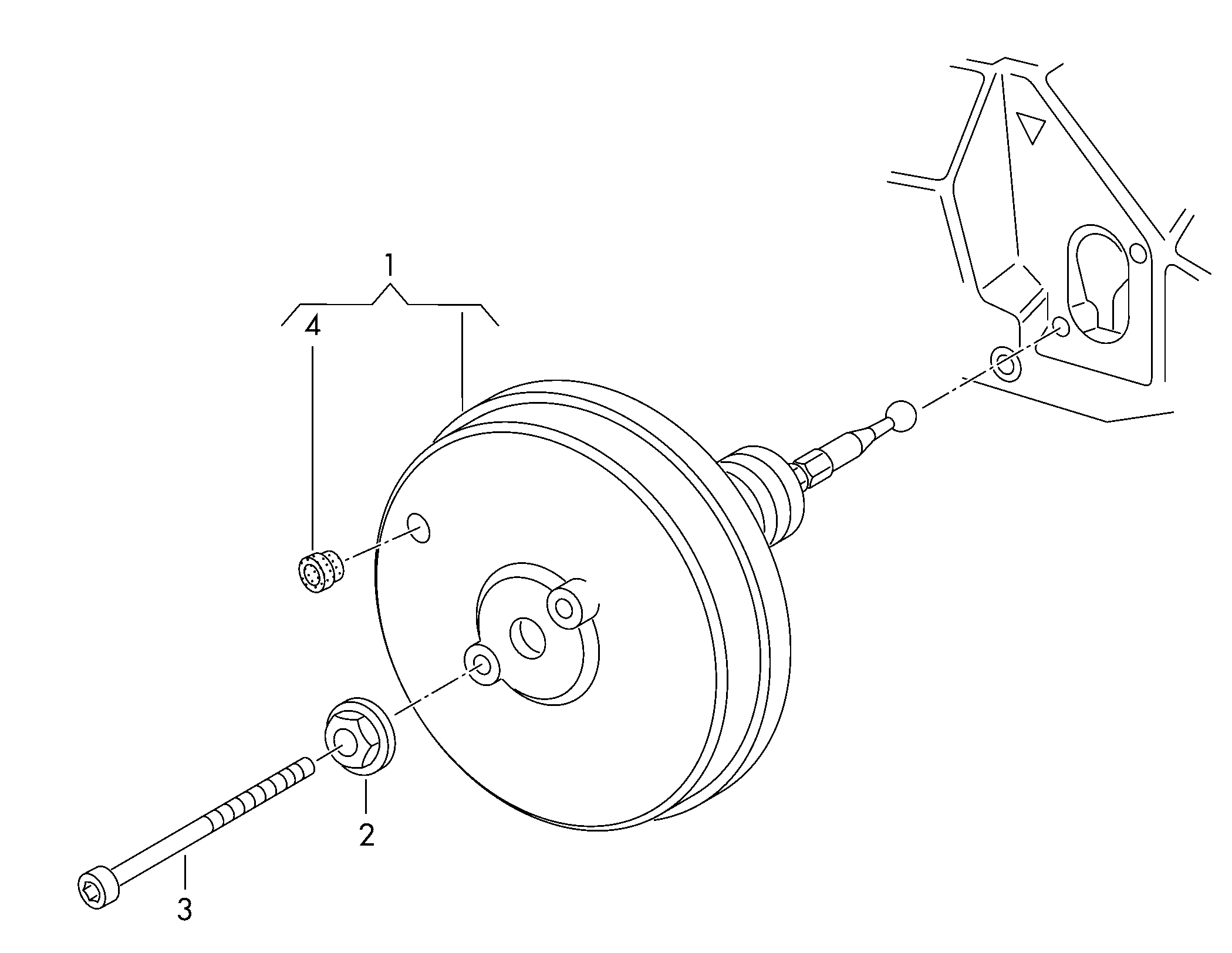 AUDI 8E0612107E - Bremžu pastiprinātājs autodraugiem.lv