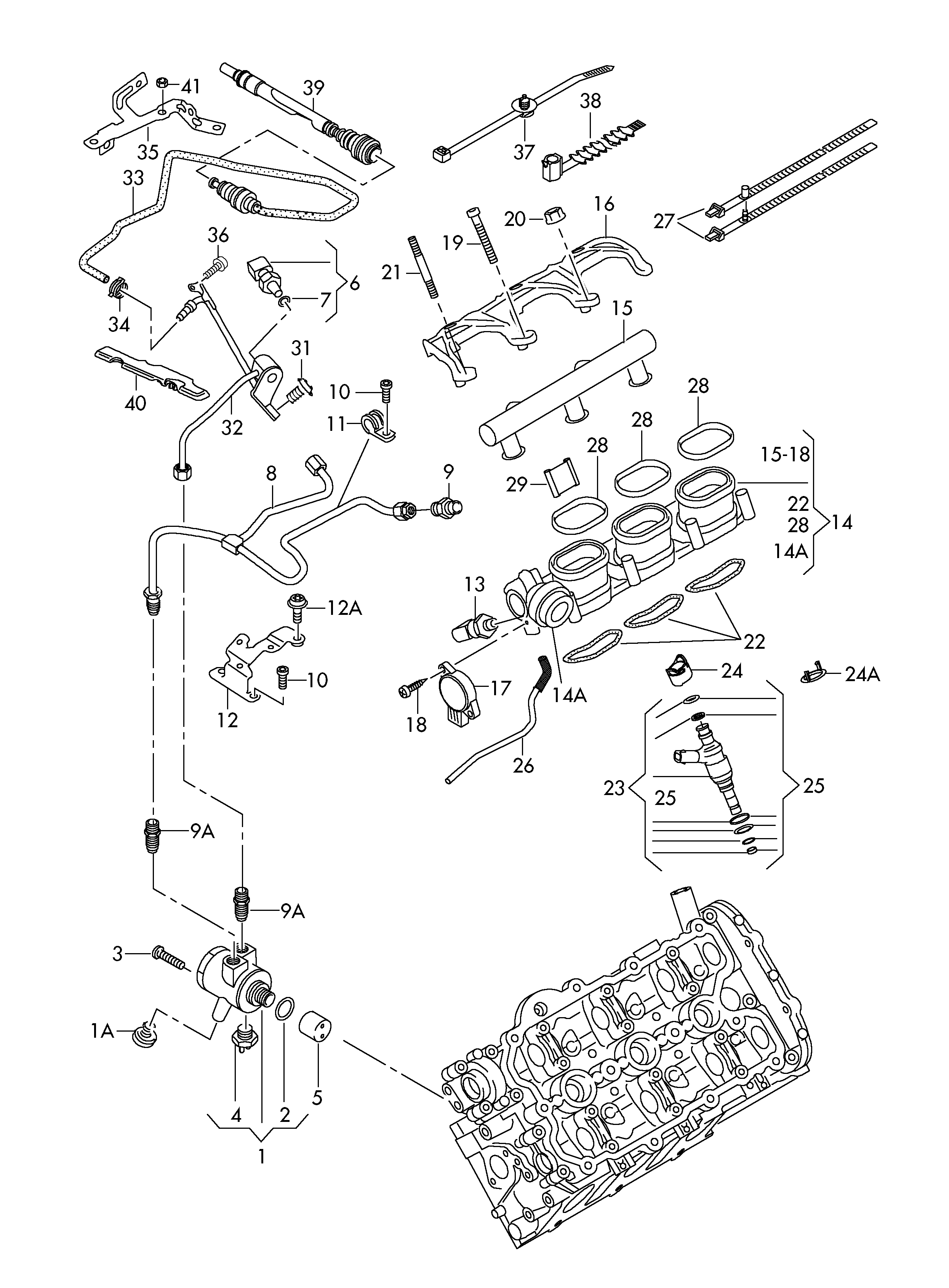 Seat 06E 906 051K - Devējs, Degvielas padeves spiediens autodraugiem.lv