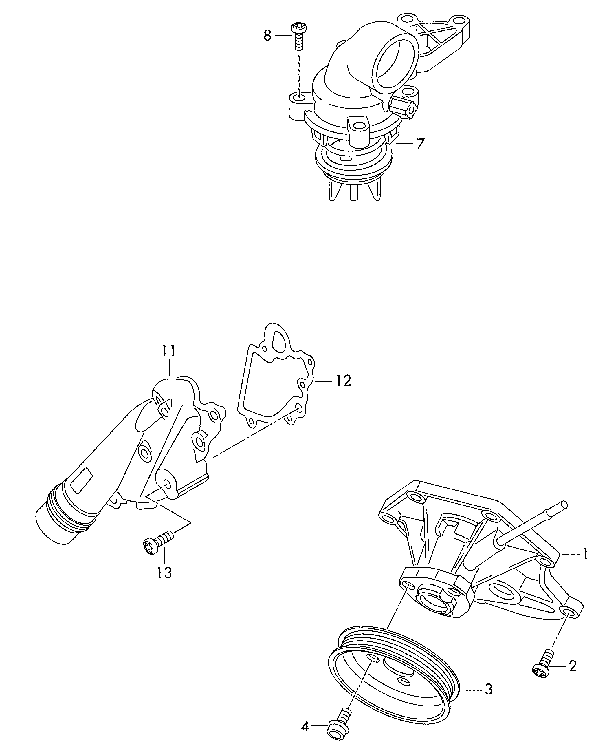 AUDI 06E 121 016 C - Ūdenssūknis autodraugiem.lv