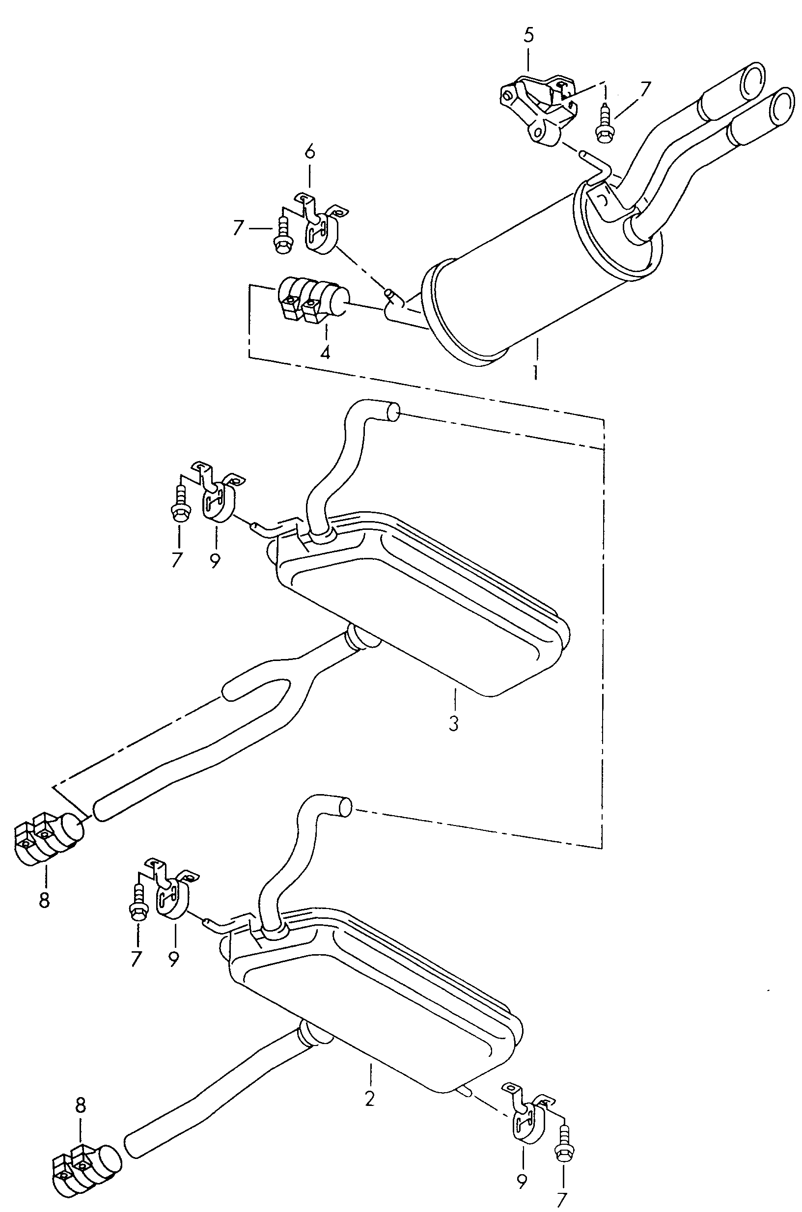 AUDI 357 253 141 A - Savienojošie elementi, Izplūdes gāzu sistēma autodraugiem.lv