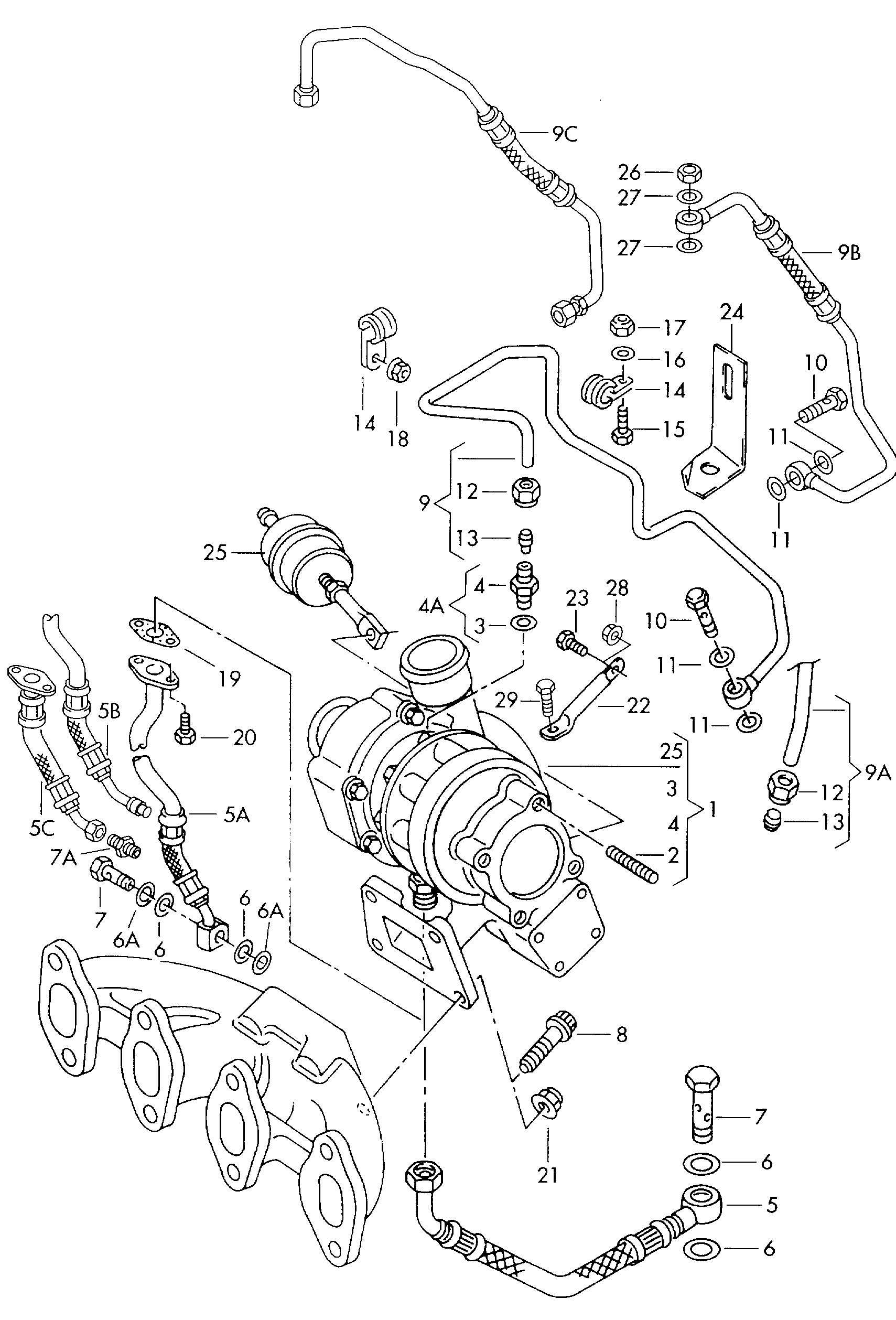 Skoda 028145702 - Serdeņa bloks, Turbokompresors autodraugiem.lv