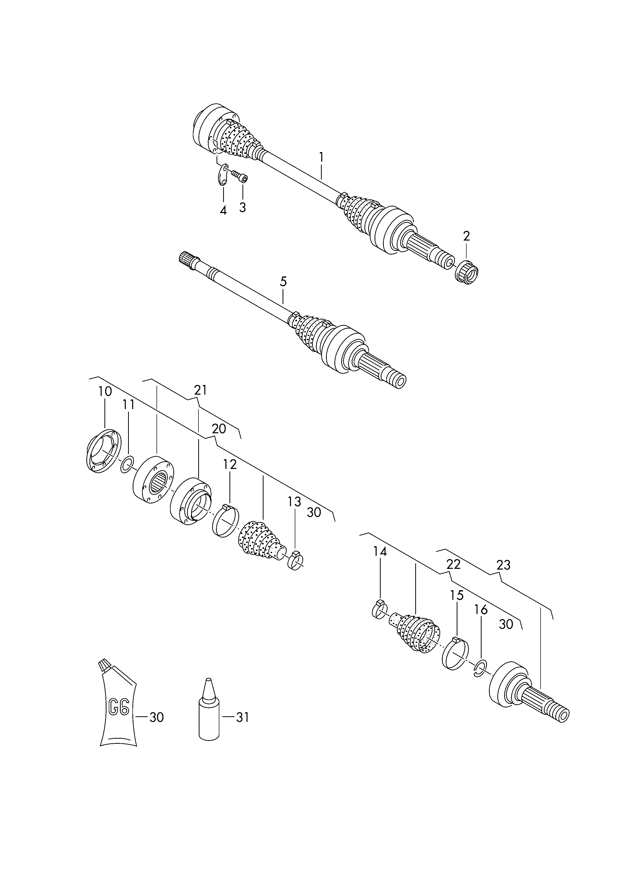 VAG 7L0407271F - Piedziņas vārpsta autodraugiem.lv