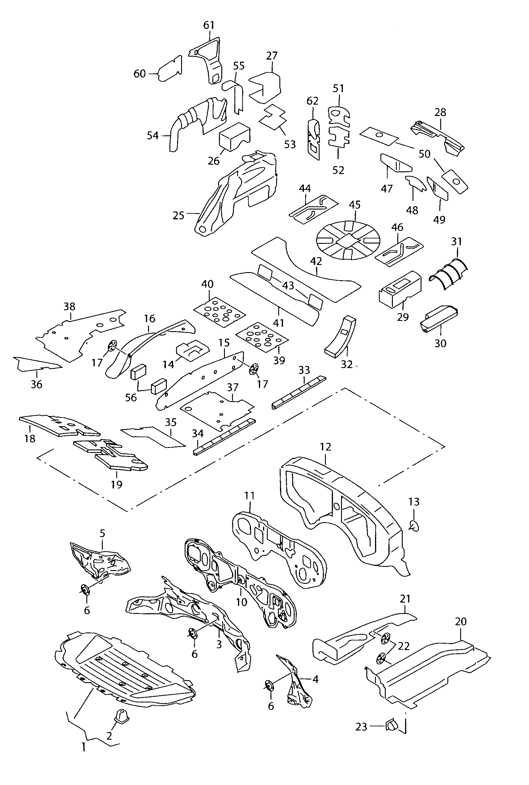 AUDI N  10063205 - Skrūve, Izplūdes sistēma autodraugiem.lv