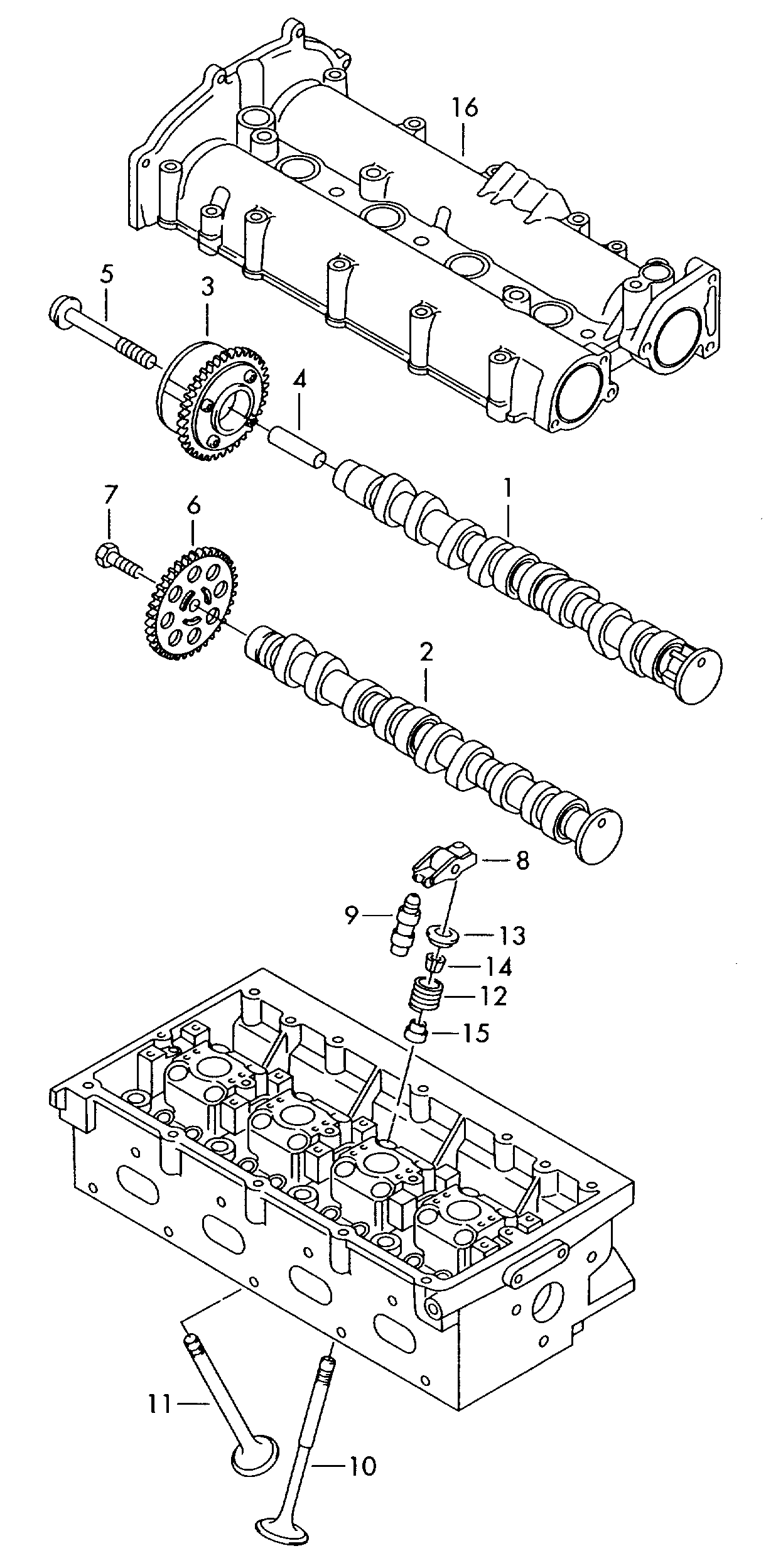 VAG 036109411J - Divplecu svira, Motora vadība autodraugiem.lv