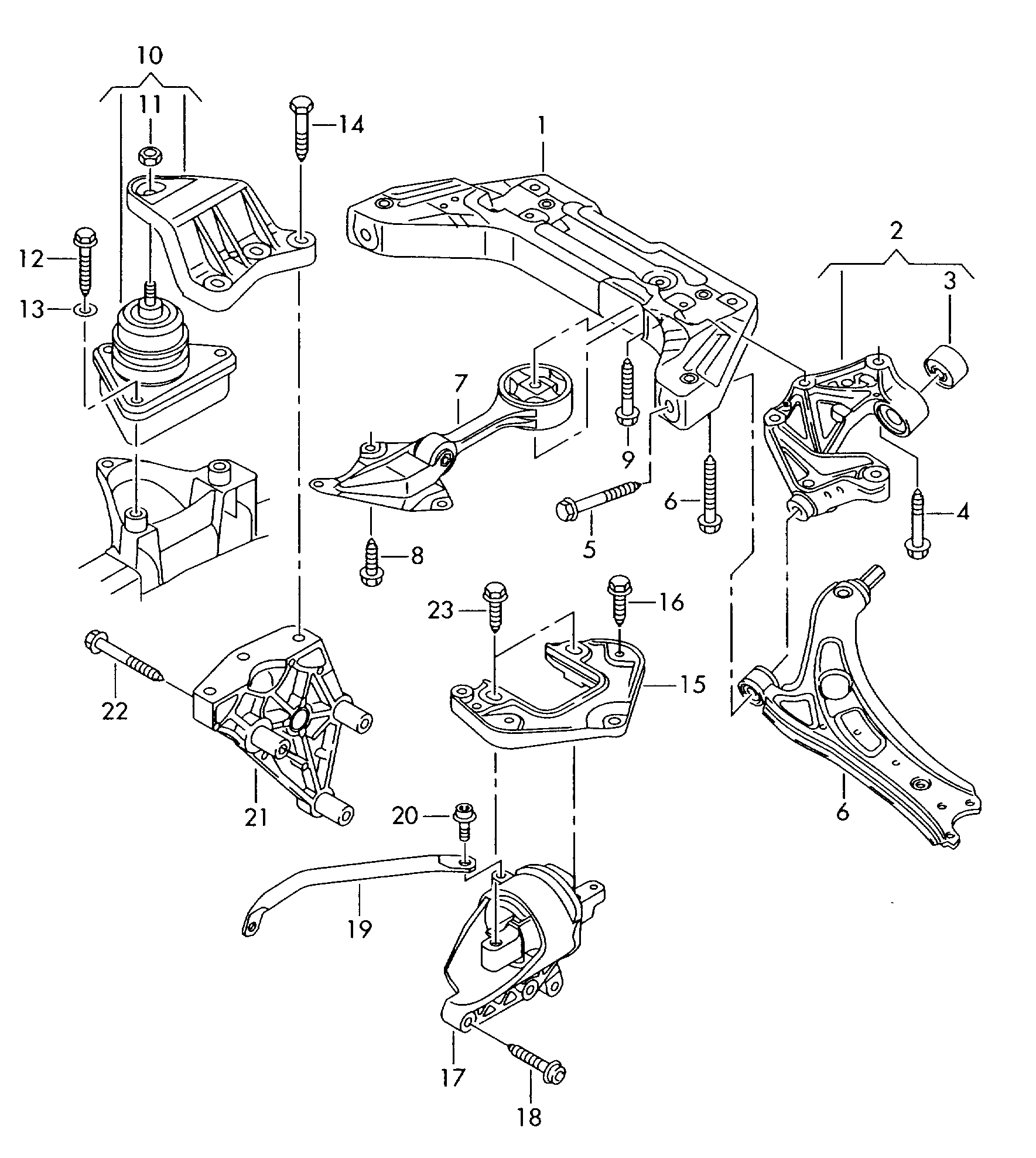 AUDI 8Z0 407 183 A - Piekare, Šķērssvira autodraugiem.lv