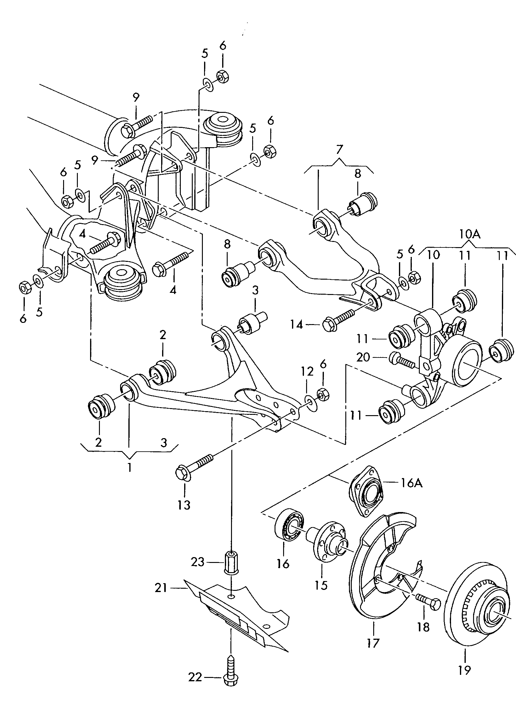 AUDI 8E0 505 172 A - Piekare, Šķērssvira autodraugiem.lv