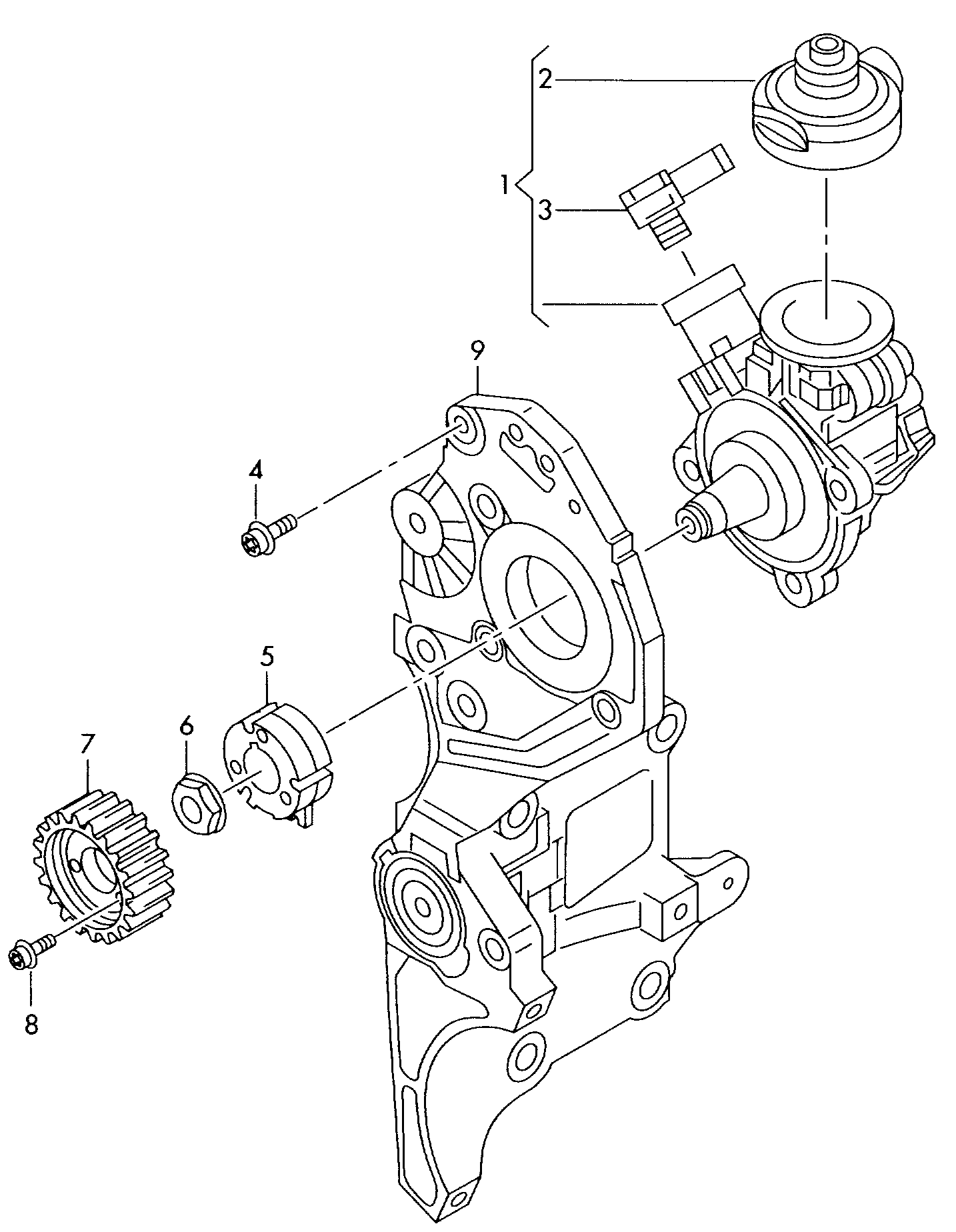 AUDI 03L 130 755 AE - Augstspiediena sūknis autodraugiem.lv