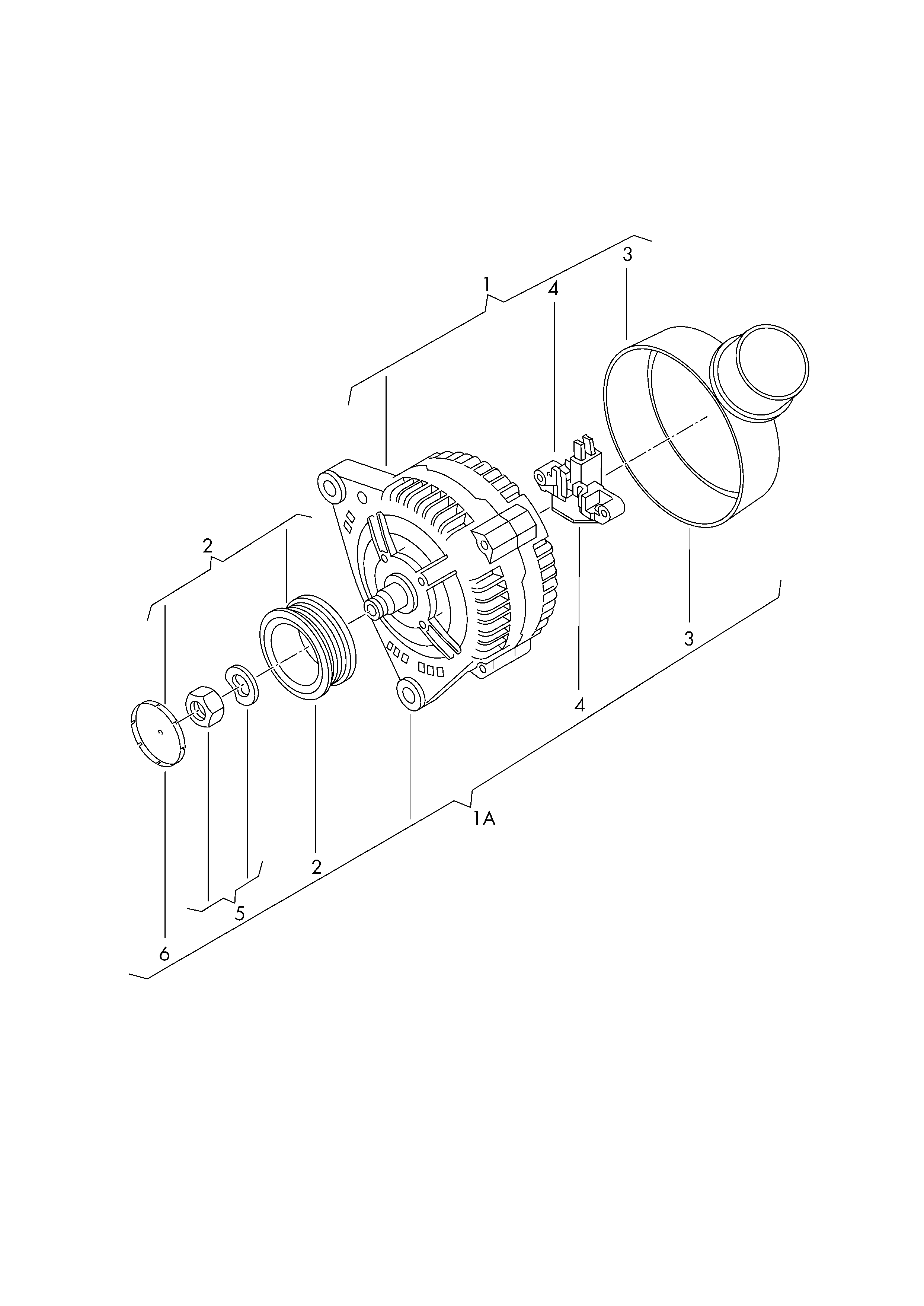 Skoda 03C903023SX - Ģenerators autodraugiem.lv