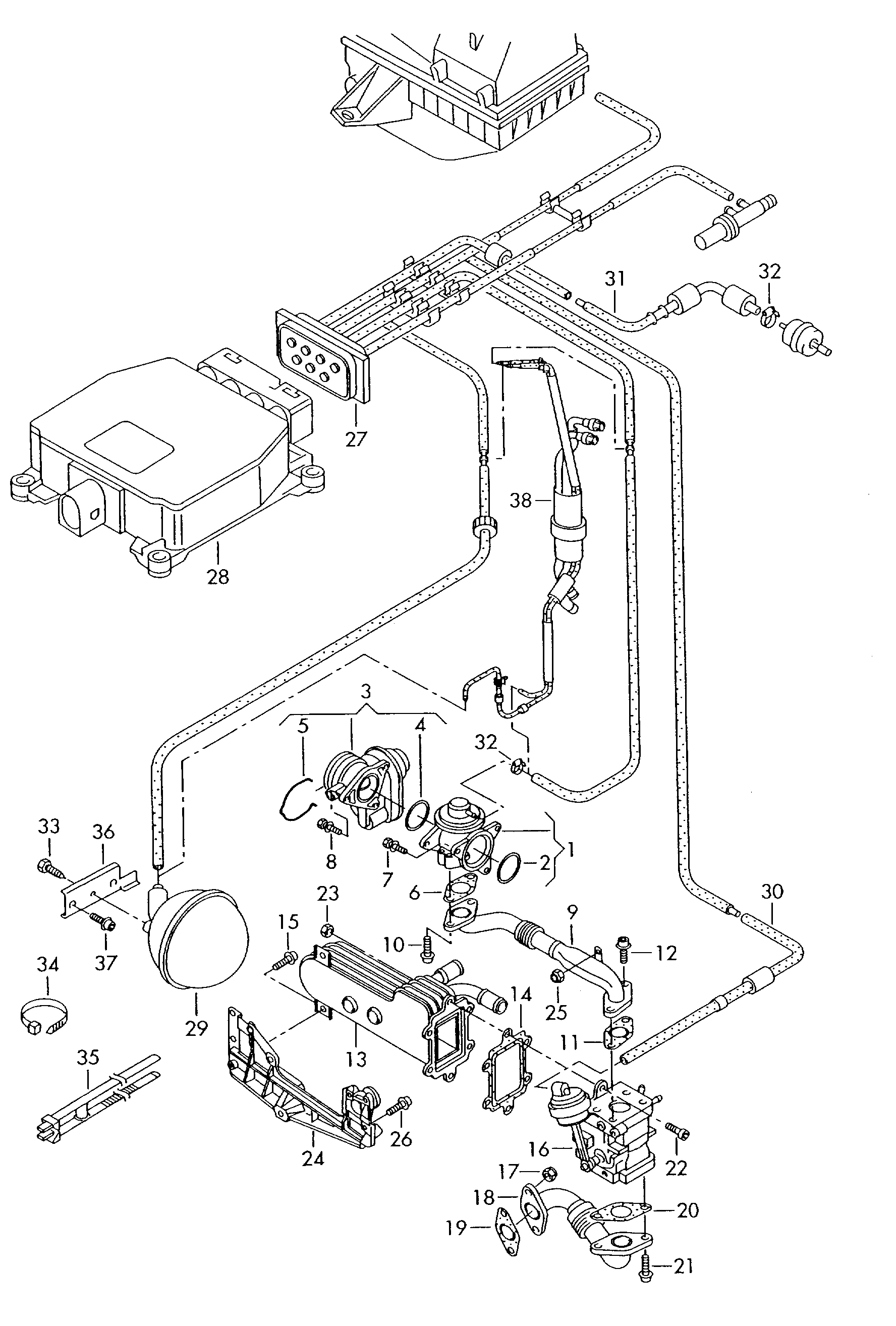 AUDI 03G131512L - Radiators, Izplūdes gāzu recirkulācija autodraugiem.lv