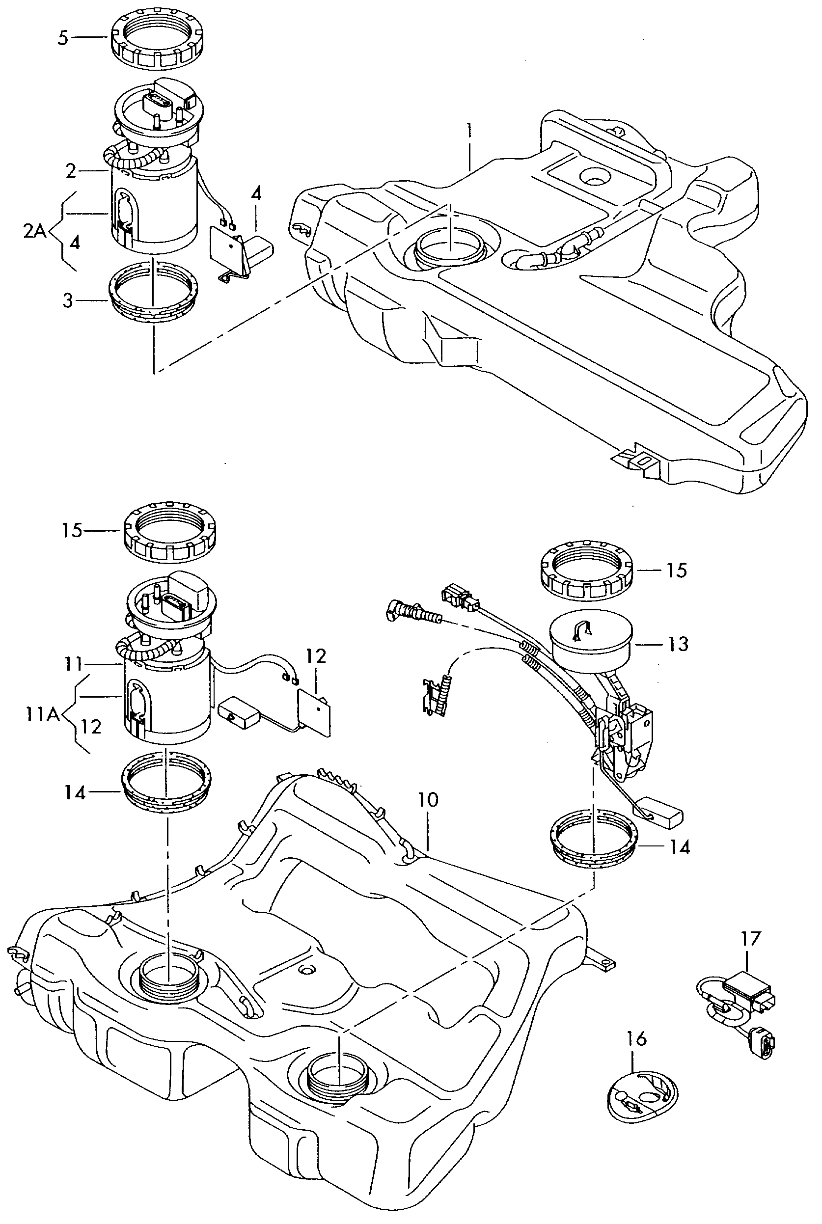 AUDI 1K0 919 050 B - Degvielas sūkņa modulis autodraugiem.lv