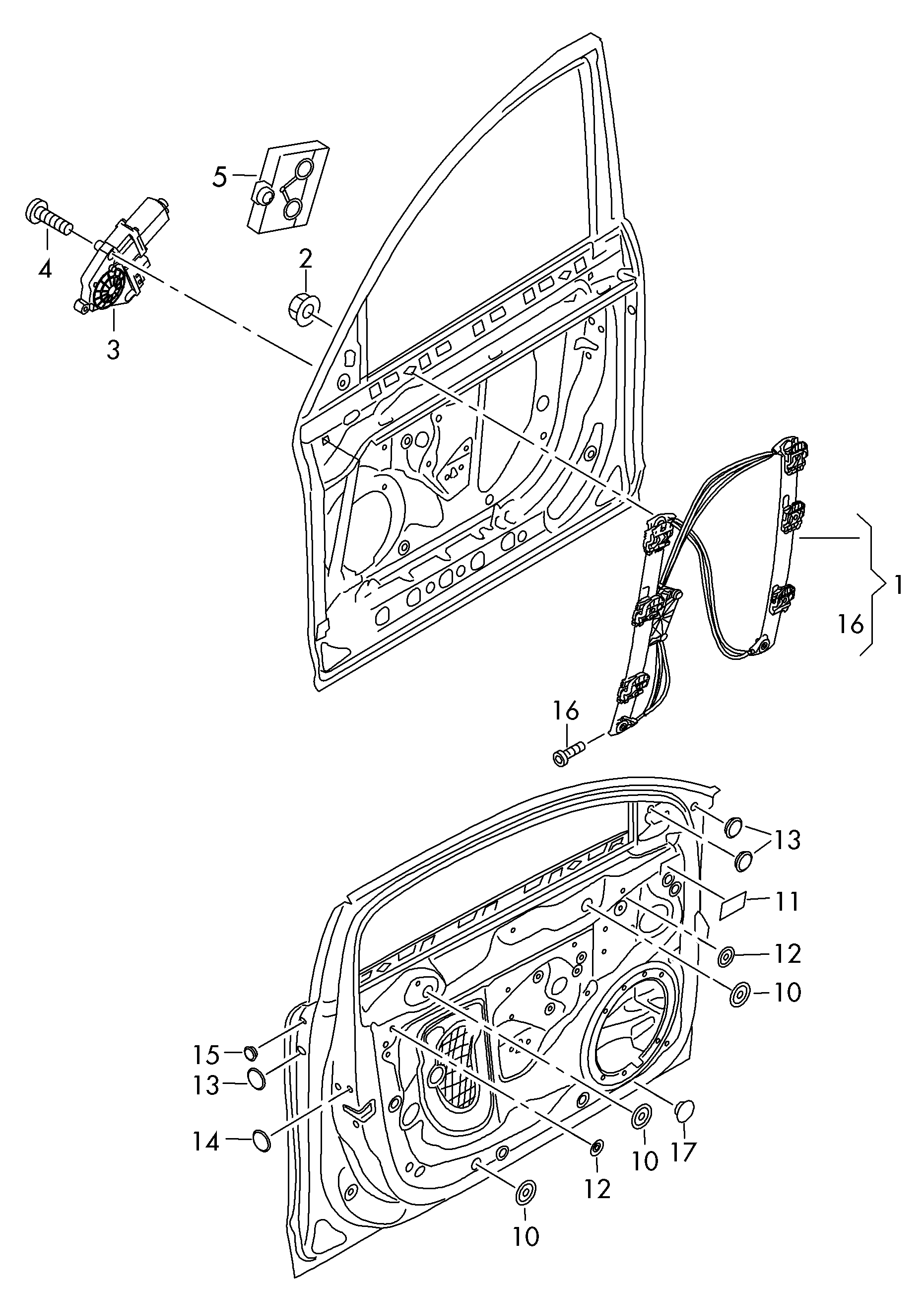 VAG 8K0 837 461 - Stikla pacelšanas mehānisms autodraugiem.lv